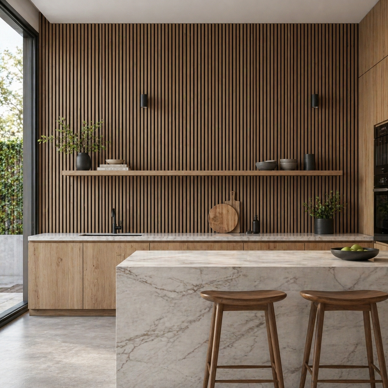 Revestimiento Listonado Símil Madera para Pared